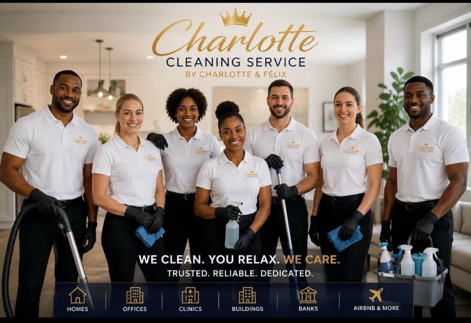 Premium cleaning service bathroom flyer