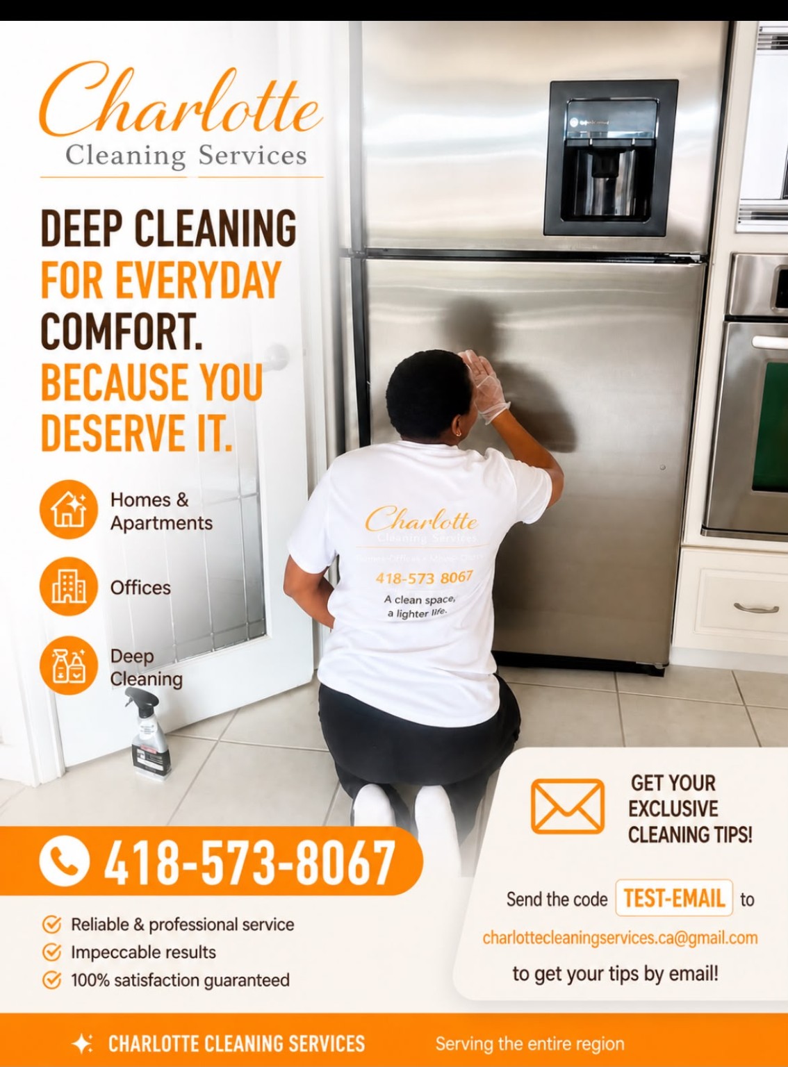 Refrigerator deep cleaning service